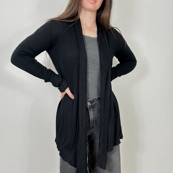 *Camaieu Black Long Sleeve Cardigan - Picture 3 of 10